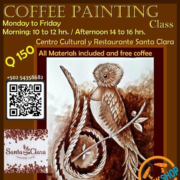 Coffee Painting Class flyer
