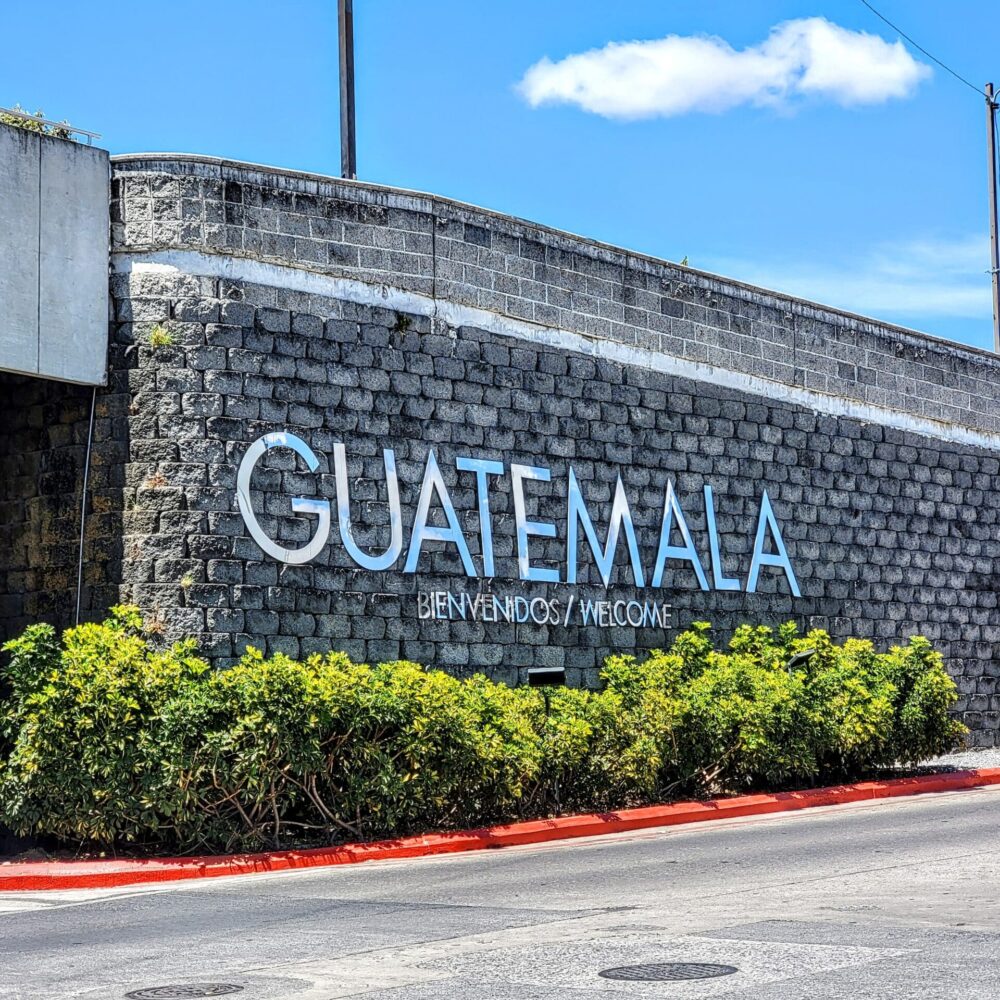 Airport Sign in Antigua Guatemala