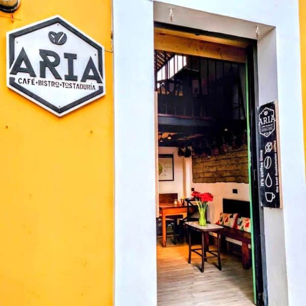 Aria Coffee tiny cafe wth a cozy ambiance
