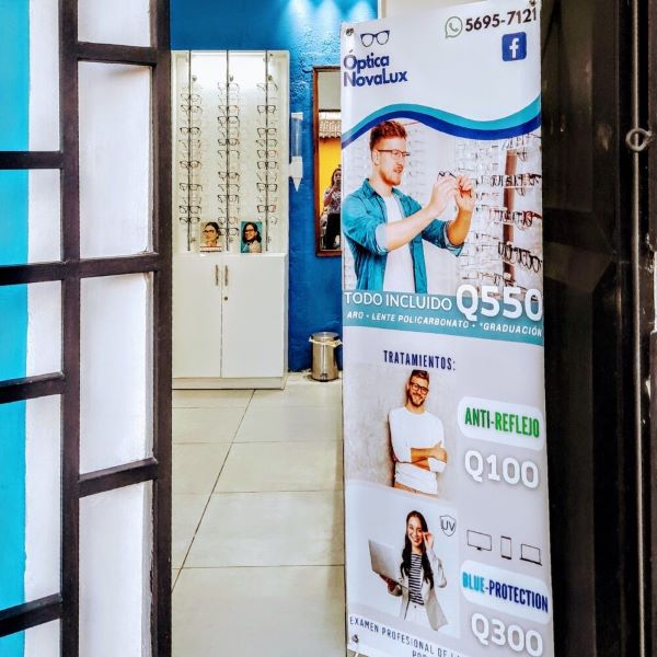 Optica NovaLux eyeglasses and optometrist