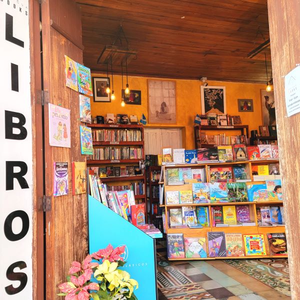 Antigua Books Display Entrance