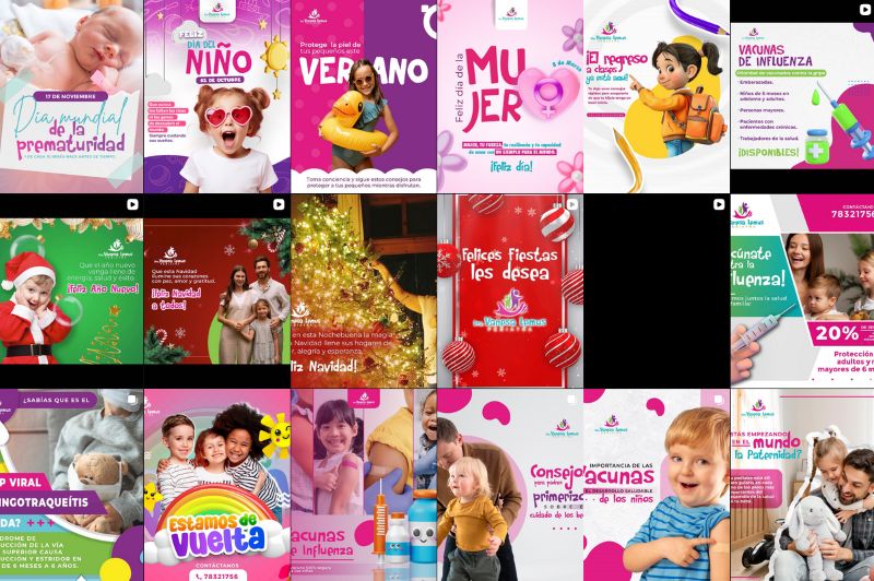 Pediatra, Dra. Vanesa Lemus Antigua Instgram Feed