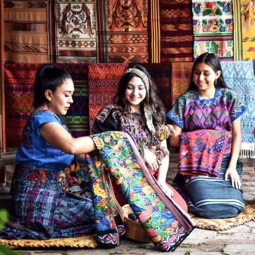 Ancient Textile Museum Women Kneeling