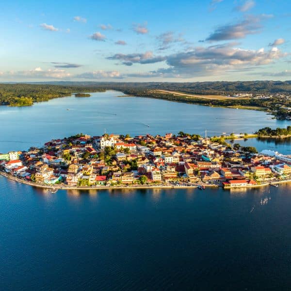 Flores Island Drone Shot