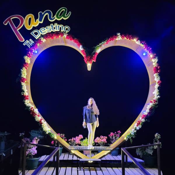 Panajachel Heart Night Photo