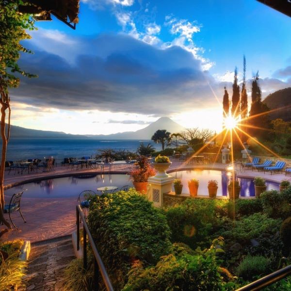 Hotel Atitlán Sunset