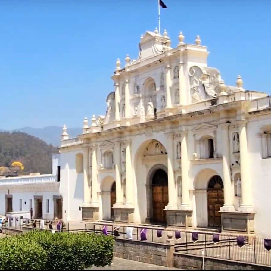 The Cathedral of San Jose Antigua Guatemala exterior view