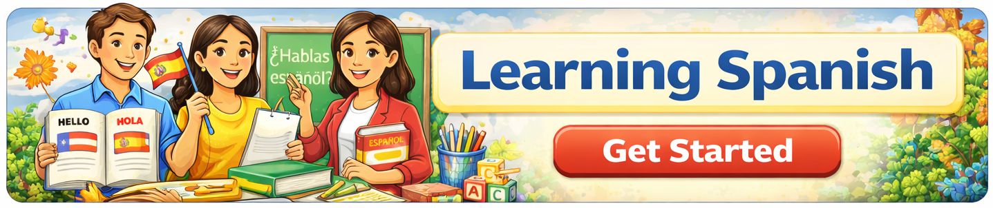 Learning Spanish Button Image 1