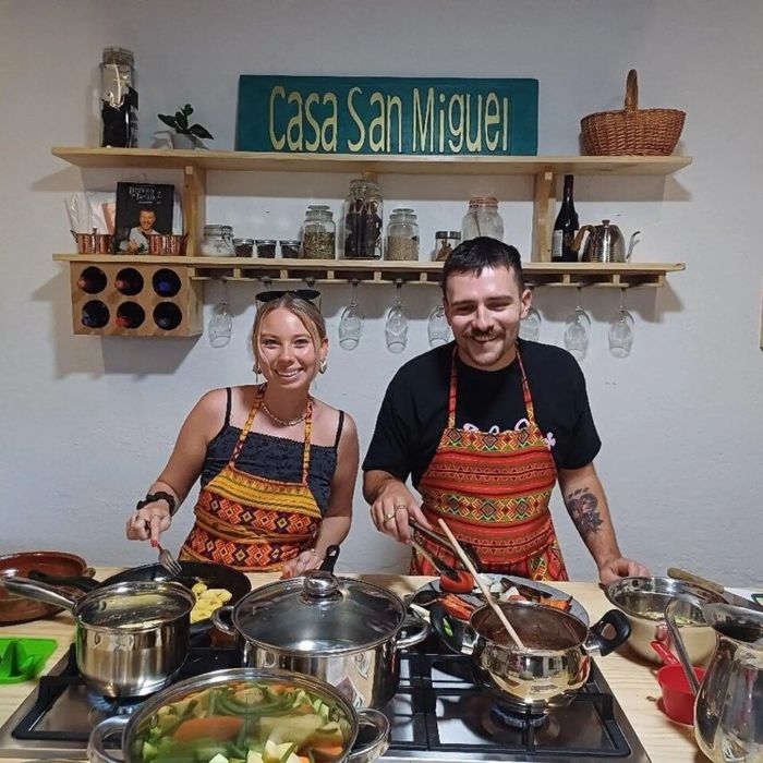 Traditional Guatemalan cooking classes Casa San Miguel Antigua Guatemala