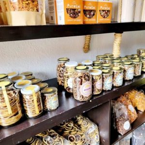 Saberico Products on shelves artisanal